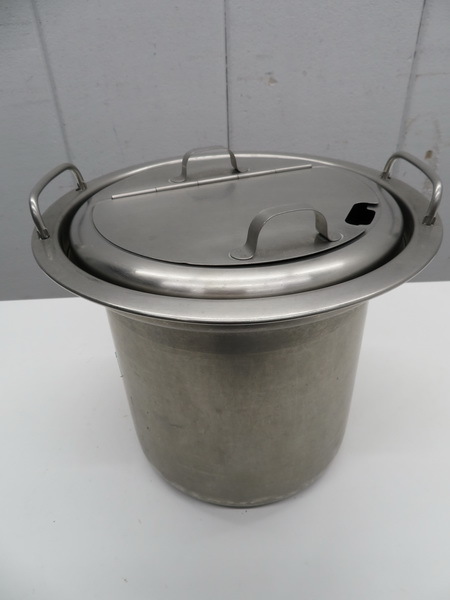 E1268◆象印◆スープジャー専用ステンレス鍋 TH-N080(蓋付)8L 約310×310×H280 栃木 宇都宮 中古 業務用 厨房機器拍卖