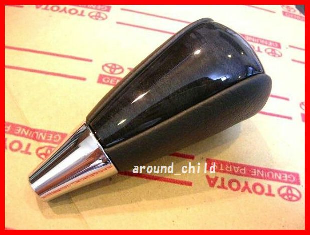 ■トヨタ純正ブラックウッド&レザーシフトノブ■クラウン/アスリート/エステート/マジェスタ/アリオン/プレミオ/アベンシス/ウィンダム/c拍卖