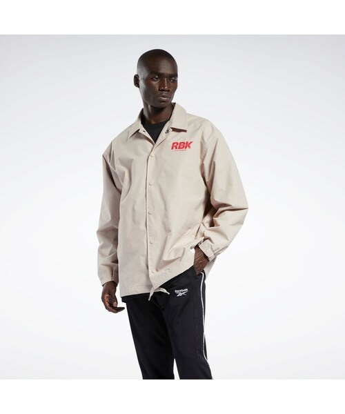 reebok リーボック クラシックス BlackEyePatch ウーブン ジャケット / Classics BlackEyePatch Woven Jacket ベージュ 新品 未使用拍卖