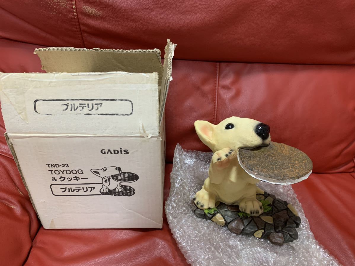 未使用!ブルテリア 置物 TOYDOG&クッキー 犬グッズ拍卖