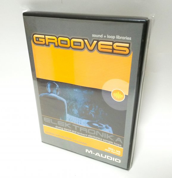 【同梱OK】 GROOVES Sound Loop Libraries / M-AUDIO / サウンド素材 / 音楽制作 / サンプリング / DTM / DAW / ACID / GarageBand拍卖