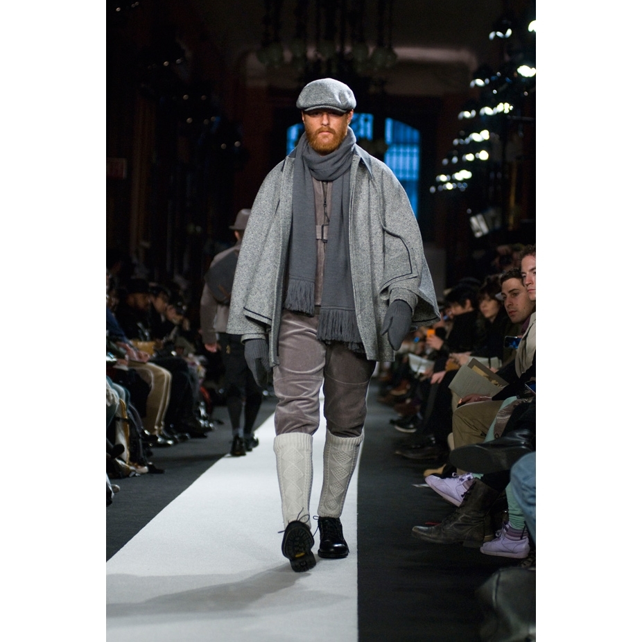 新品★ N.HOOLYWOOD ヘリンボーン ツイード CAPE COAT 38 ミスターハリウッド ケープコート ステンカラーコート コート 送料込拍卖