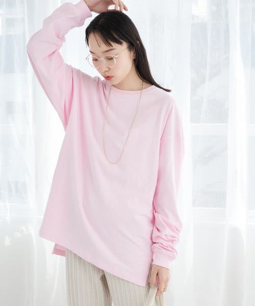 新品タグ付き★アースミュージック&エコロジー☆ルーズロンT拍卖