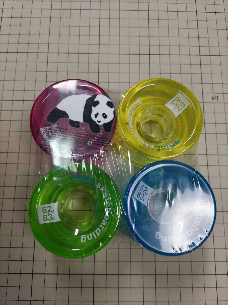 激安 ENJOI エンジョイ ソフト ウィール 62ミリ 83a スケートボード アスファルト クルーザー サーフスケート スラローム 拍卖