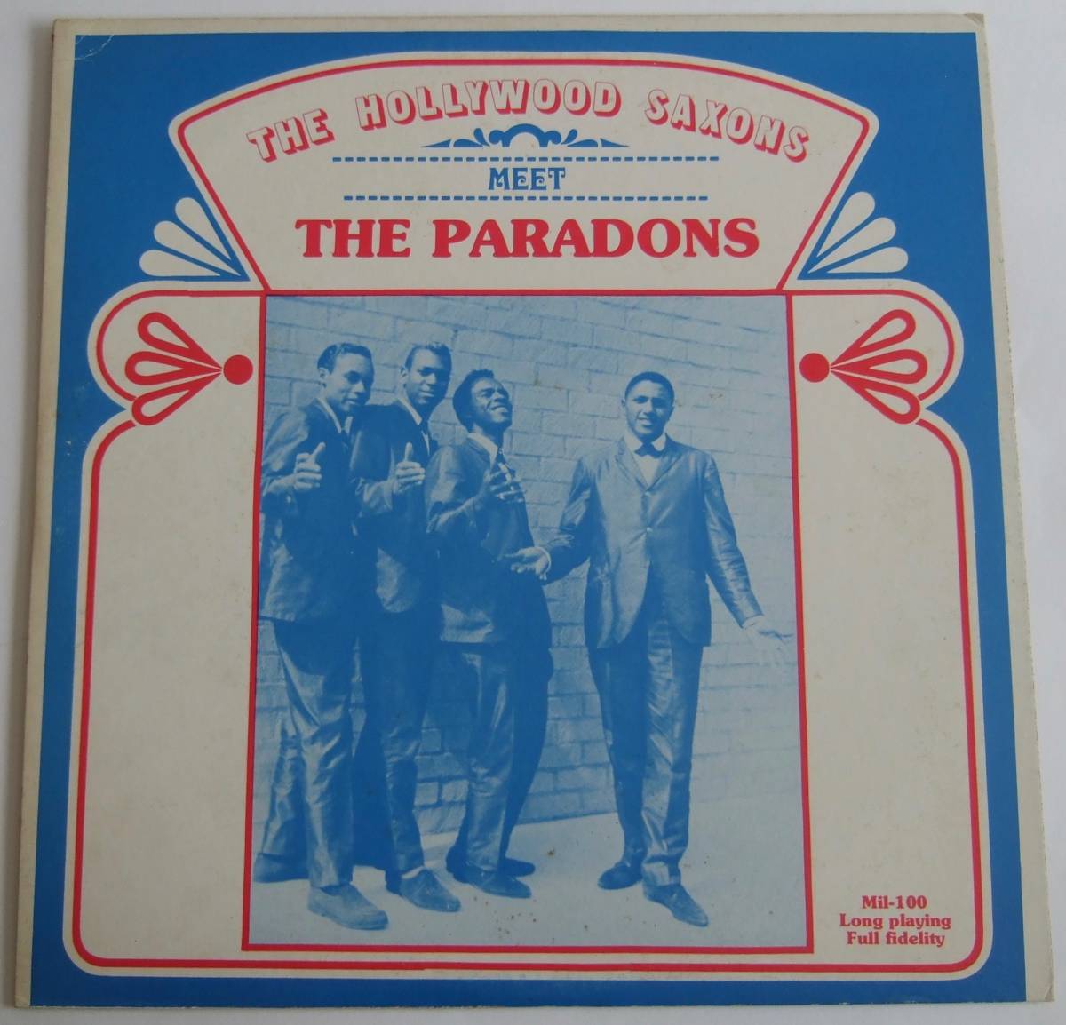 THE HOLLYWOOD SAXONS MEET THE PARADONS Mil-1000 /// Doo Wop拍卖