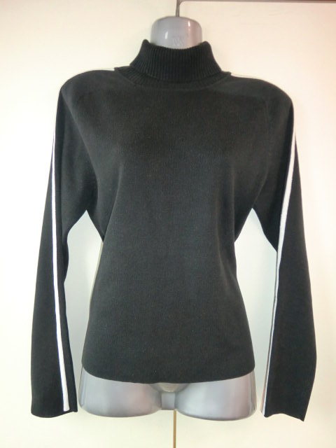 ★春物最終値下げ★海外デパートブランド肉厚綿100%タートルネックニットセーター<M>今の季節にぴったり★切手★拍卖