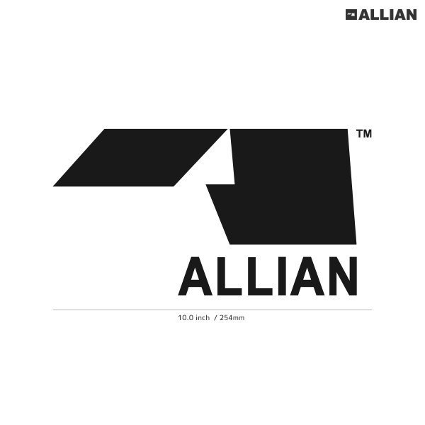 【ALLIAN】アライアン★04★ダイカットステッカー★切抜きステッカー★JPN★10.0インチ★25.4cm拍卖