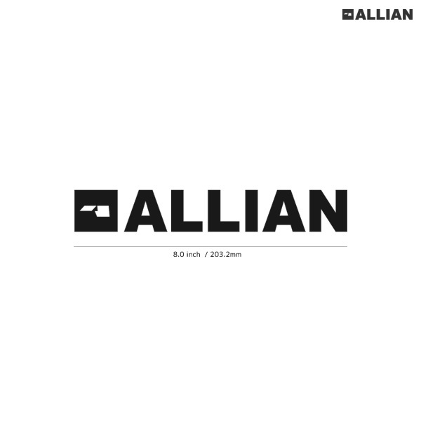 【ALLIAN】アライアン★02★ダイカットステッカー★切抜きステッカー★JPN★8.0インチ★20.3cm拍卖