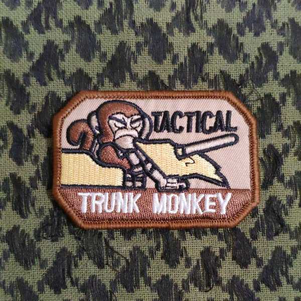 trunk monkey 刺繍パッチ ベルクロ ワッペン サバゲー ワッペン ベルクロ サバゲー 拍卖