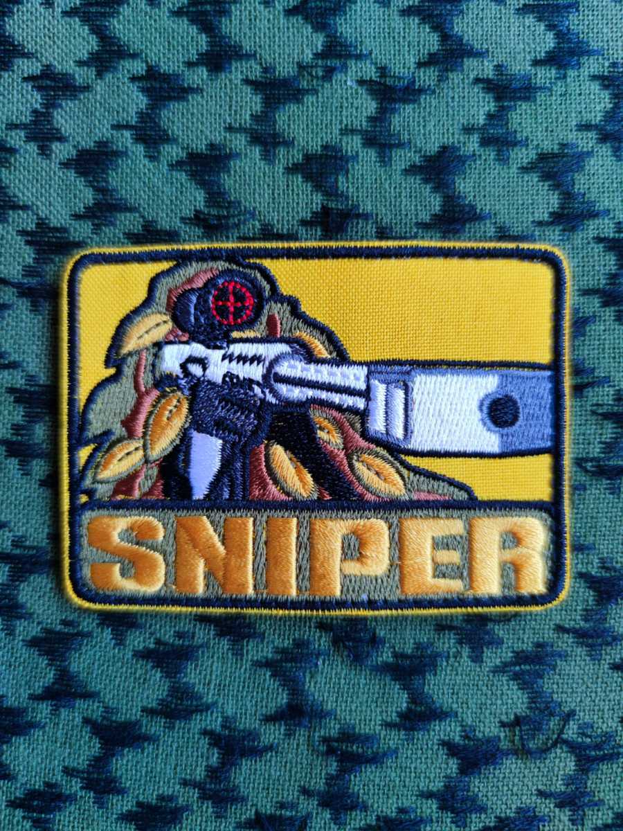 SNIPER ワッペン ベルクロ サバゲー 拍卖
