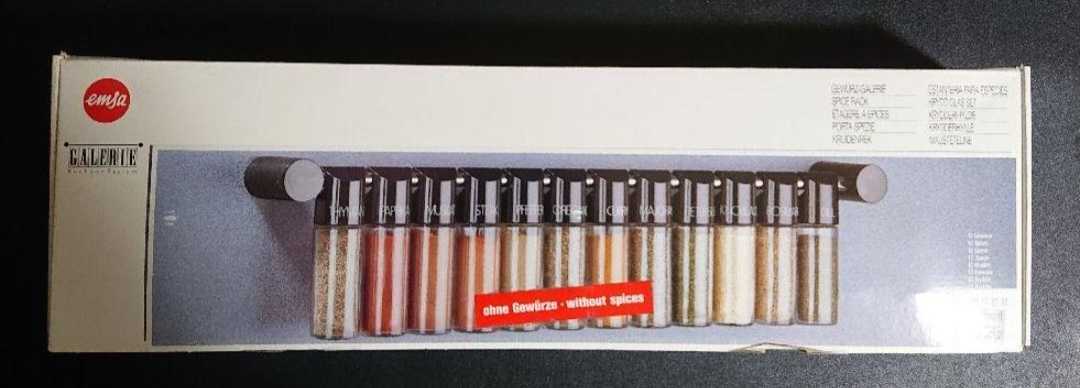 エムザEMSA スパイスギャラリー ラック(12種類用)ブラック①拍卖