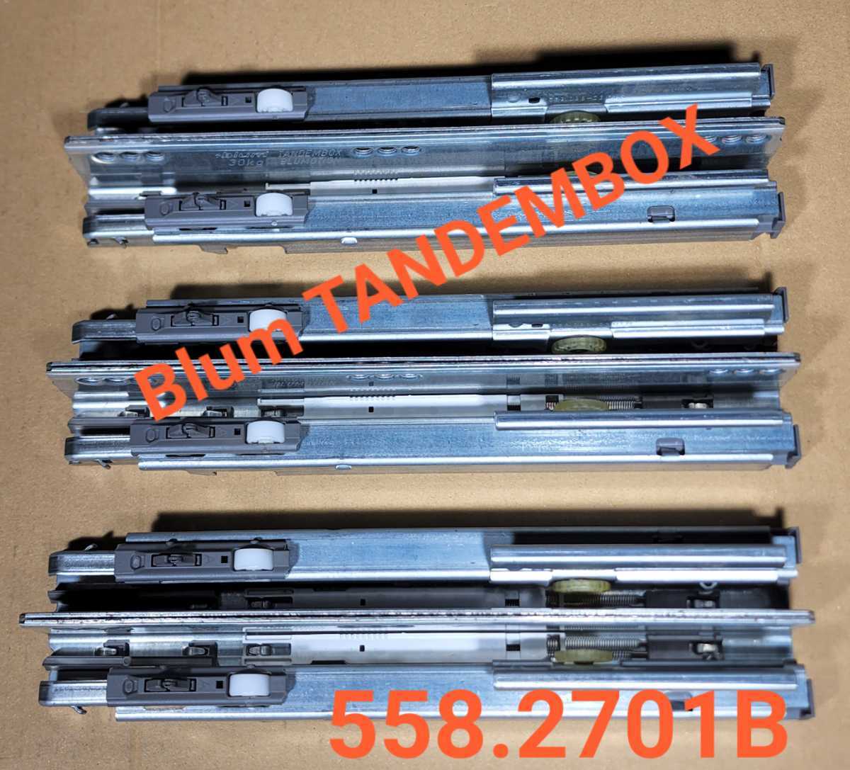 BLUM 558.2701Bスライドタンデムボックス 270mm R+L②拍卖