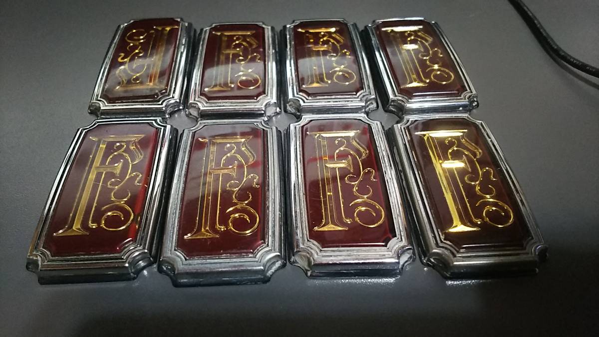 送料無料 中古330パーツ専門 ブロアム タイプF エンブレム 美品 超貴重! 希少品 330 セドリック グロリア拍卖