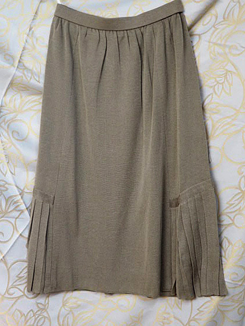 新品未使用 No2 ライトブラウン フレアースカート・L・221020拍卖