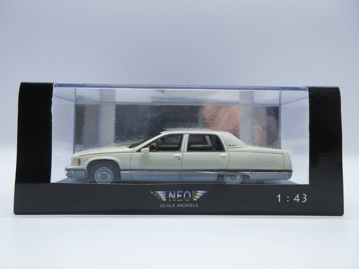1/43 NEO キャデラック フリートウッド ブロアム Cadillac Fleetwood Brougham ミニカー ホワイト拍卖