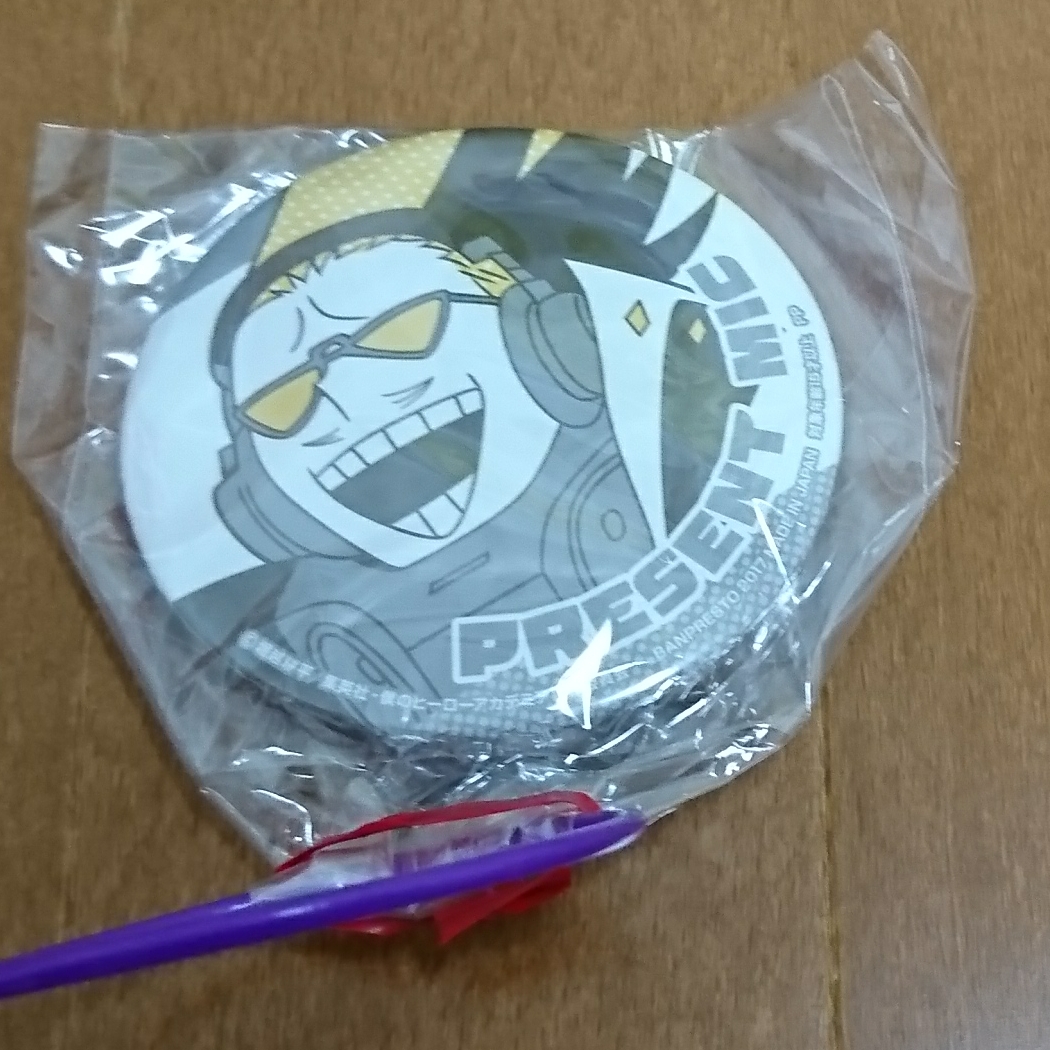 a 僕のヒーローアカデミア 缶バッジ ~復習のお時間だ!!!~ PRESENT MIKE プレゼントマイク拍卖