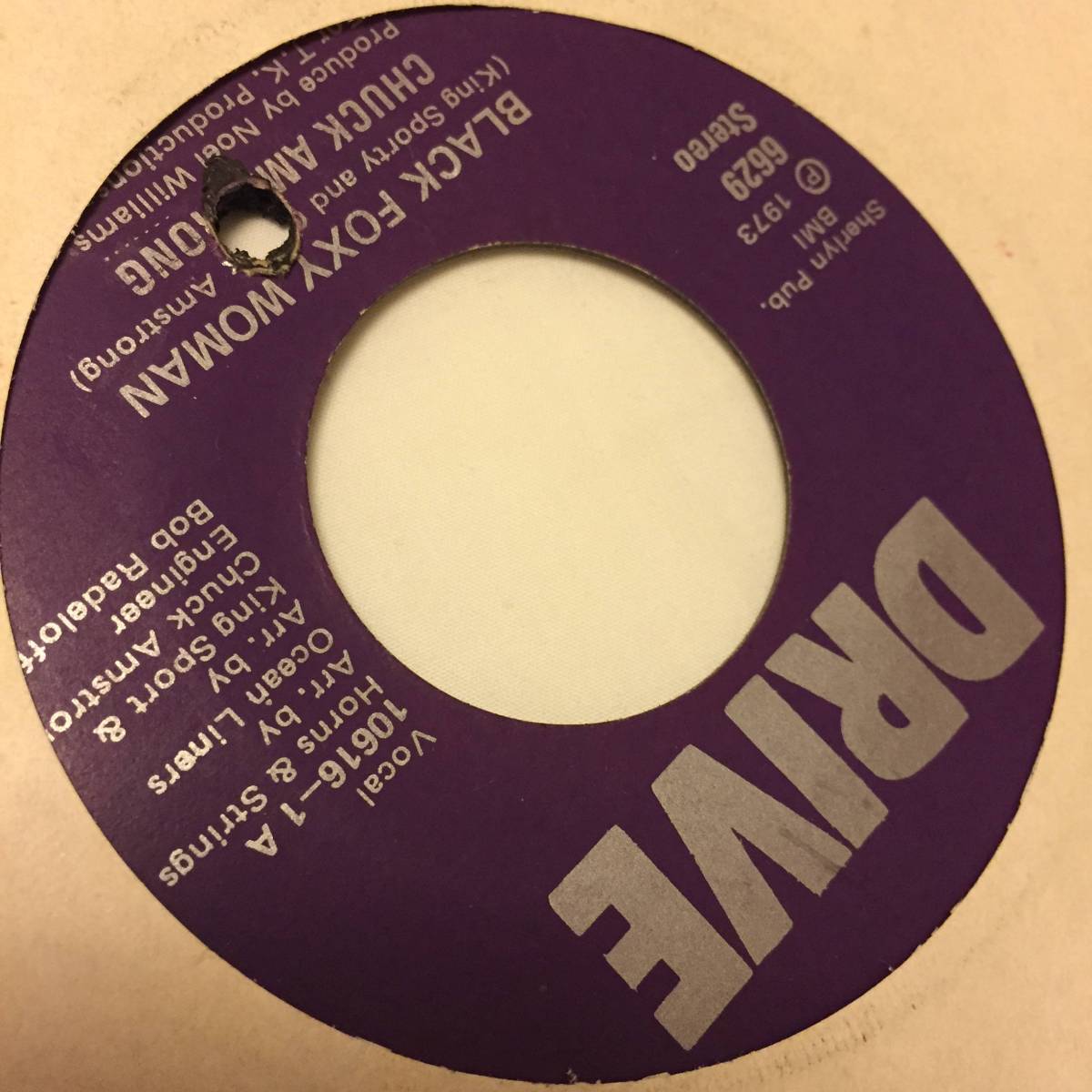 Chuck Armstrong / Band Ocean Liners Black Foxy Woman / Foxy Funk拍卖