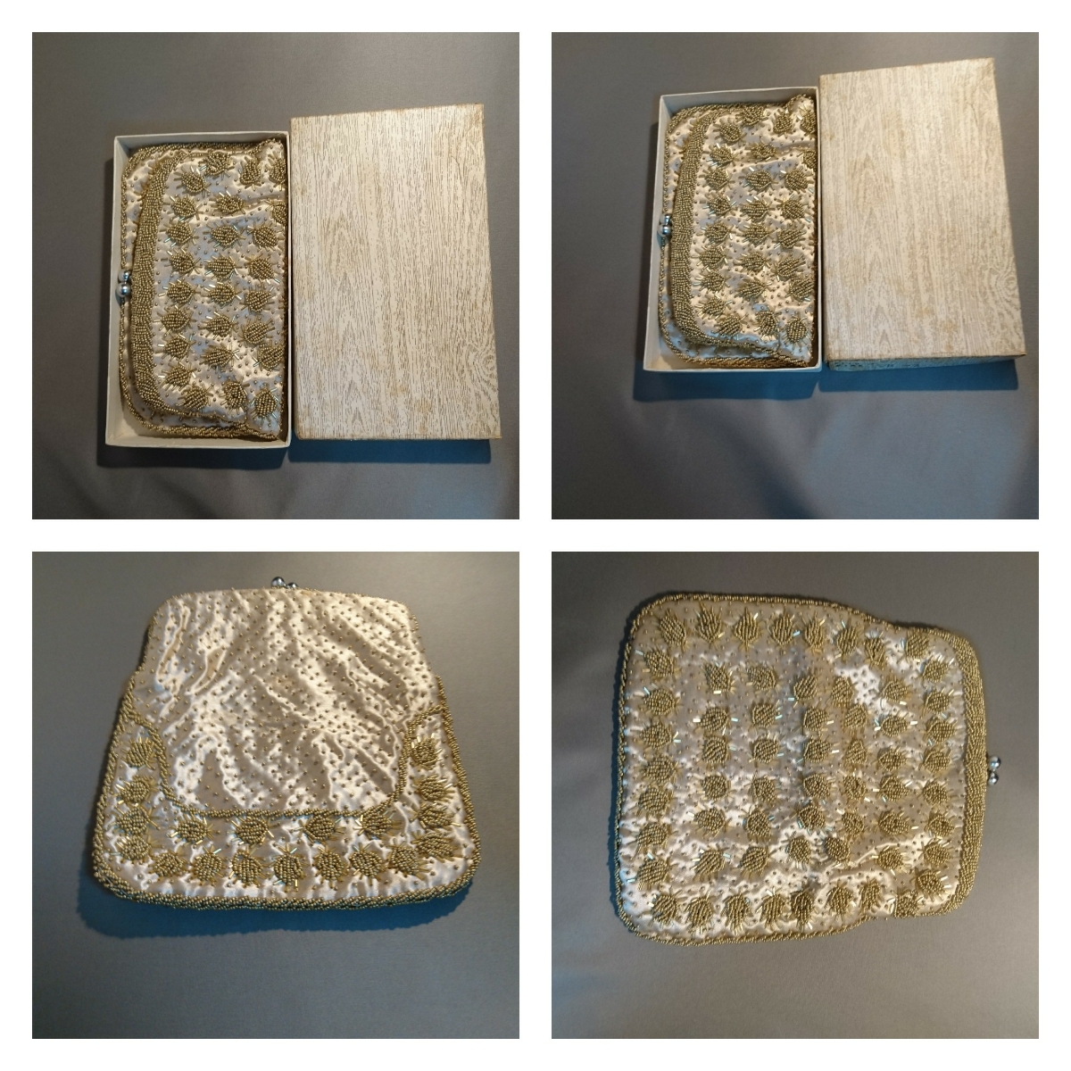 ◎ビーズバック◎シルク◎アンティーク◎美品◎G/263拍卖