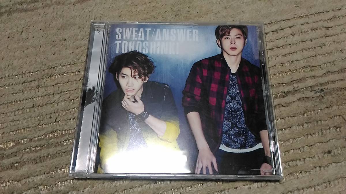 ☆CD 東方神起 帯付 SWEAT/ANSWER拍卖