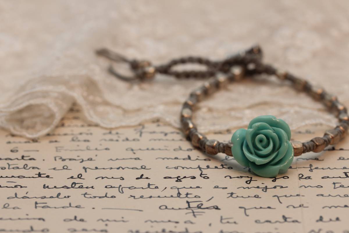 *レジンローズ WAXCOORDブレスレットB拍卖