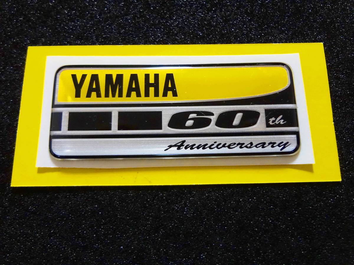 ヤマハ YAMAHA 60周年 60th Anniversary レジンステッカー エンブレム R1 R6 R3 R25拍卖