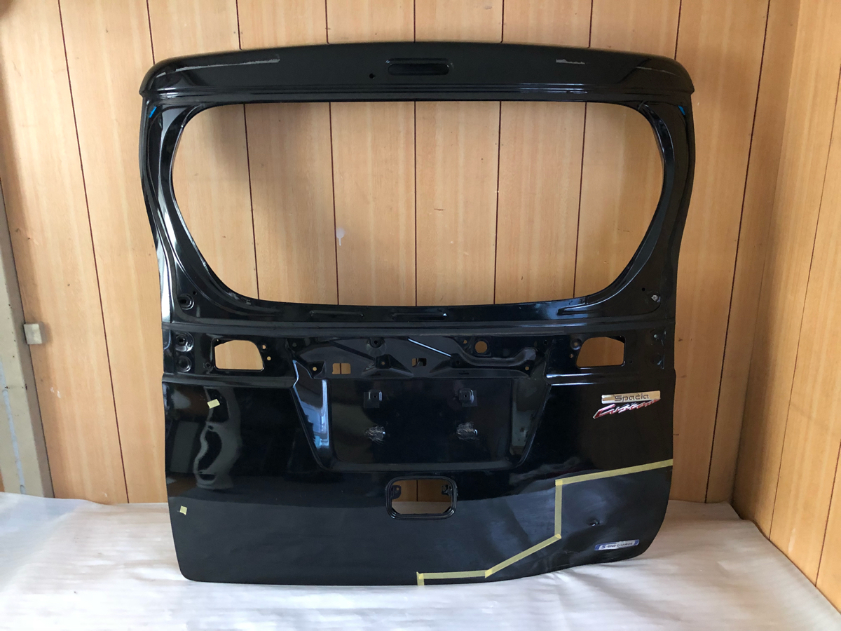 スペーシア カスタム MK32S 純正 リアゲート 黒系 補修用!拍卖