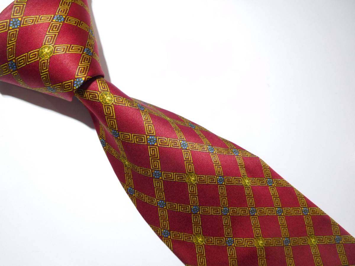 (43) VERSACE ベルサーチ ネクタイ/8/ヴェルサーチ 新品同様品拍卖