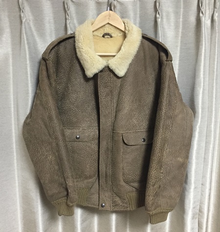 ニュージランド製☆【CANTERBURY】ムートンブルゾン フライトジャケット 羊革 シープスキン カンタベリー拍卖
