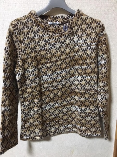 *ナイガイ FREEPIA'S ニット 新品タグ付 茶系 L拍卖