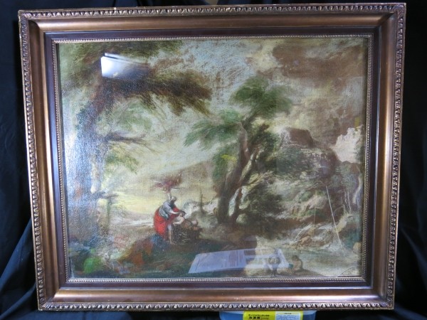 pA 西欧宗教絵画 16c末~17c初 聖書 創世記 イサクの犠牲 375000 キリスト教 桃山時代拍卖