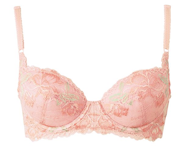 シャルレ★ パレッティ ブラジャー★ B75 スウィートピンク★ FA222 新品★ 激安★ 3/4カップ★ 軽やかレースブラ★ 高級下着★拍卖