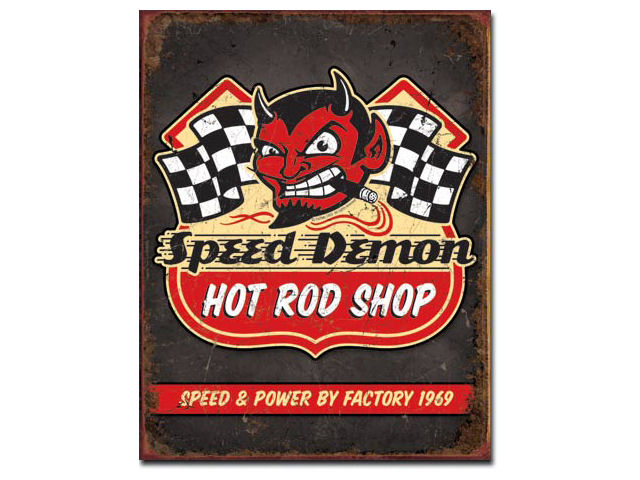 ★☆★新品★即決★サインプレート★SPEED DEMON HOT RODS★HOTROD★☆★拍卖