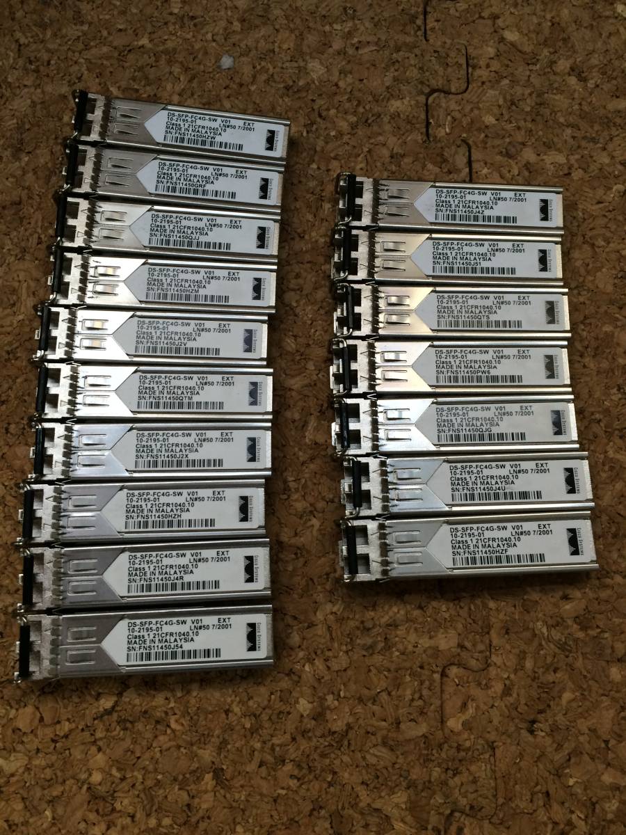 A6749)Cisco純正 DS-SFP-FC4G-SW 中古 17本拍卖