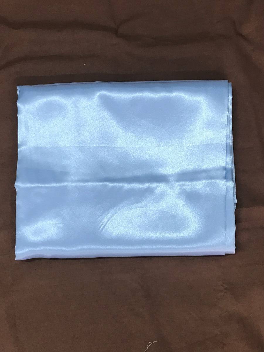 ★送料無料3★シルクシーツ1枚・(水色 )◆拍卖