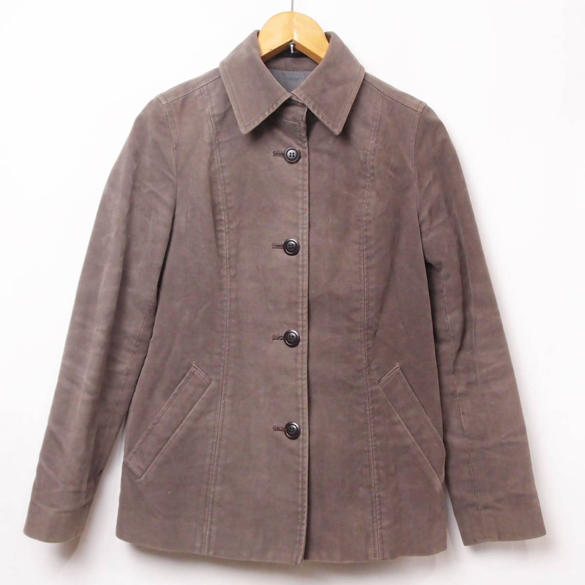 レディース Abahouse Devinette コットン シングルコート拍卖