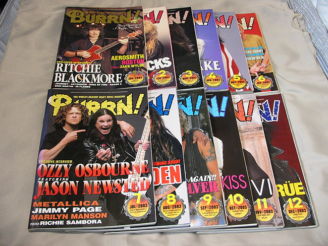 ■BURRN! 2003.1月号~2004.12月号 2年分24冊まとめて拍卖
