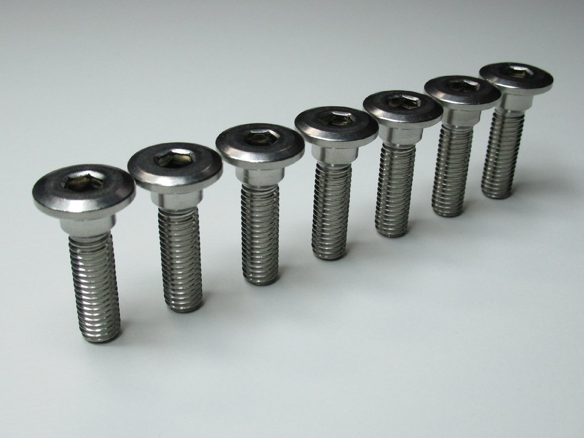 送料無料 TA-4000 カワサキ Z400FX E4 フロント ブレーキディスクローター 取付け ボルト 7本セット拍卖