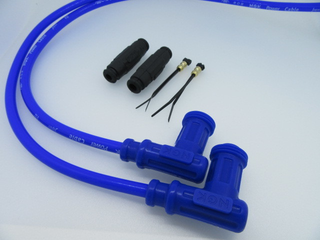 送料無料 L1B NGK パワーケーブル 2セット ホンダ CB360T CJ360 CB350 250Tマスター/LAカスタム プラグ プラグコード拍卖