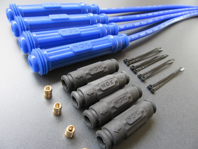 送料無料 S1B NGK パワーケーブル 4セット スズキ GSX550L GSX400Sカタナ GSX400F プラグ プラグコード NGK拍卖