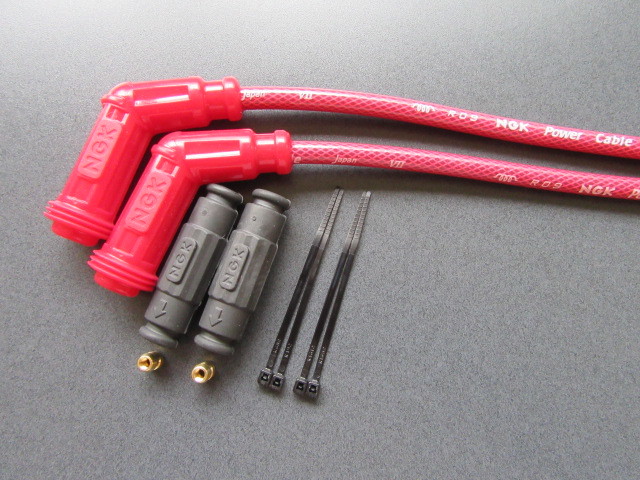 送料無料 V3R NGK パワーケーブル 2セット ヤマハ XV1100ビラーゴ ドラッグスター1100/Aクラシック プラグ プラグコード拍卖