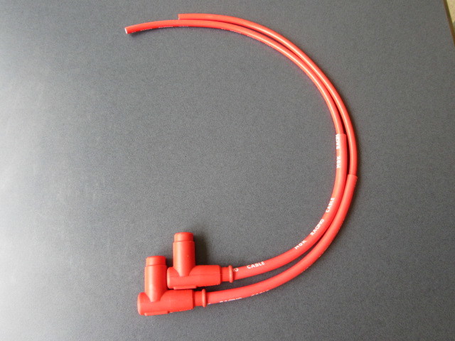 送料無料 CR2 NGK レーシングケーブル 2セット スズキ ウルフ250 RG125/E プラグ プラグコード拍卖