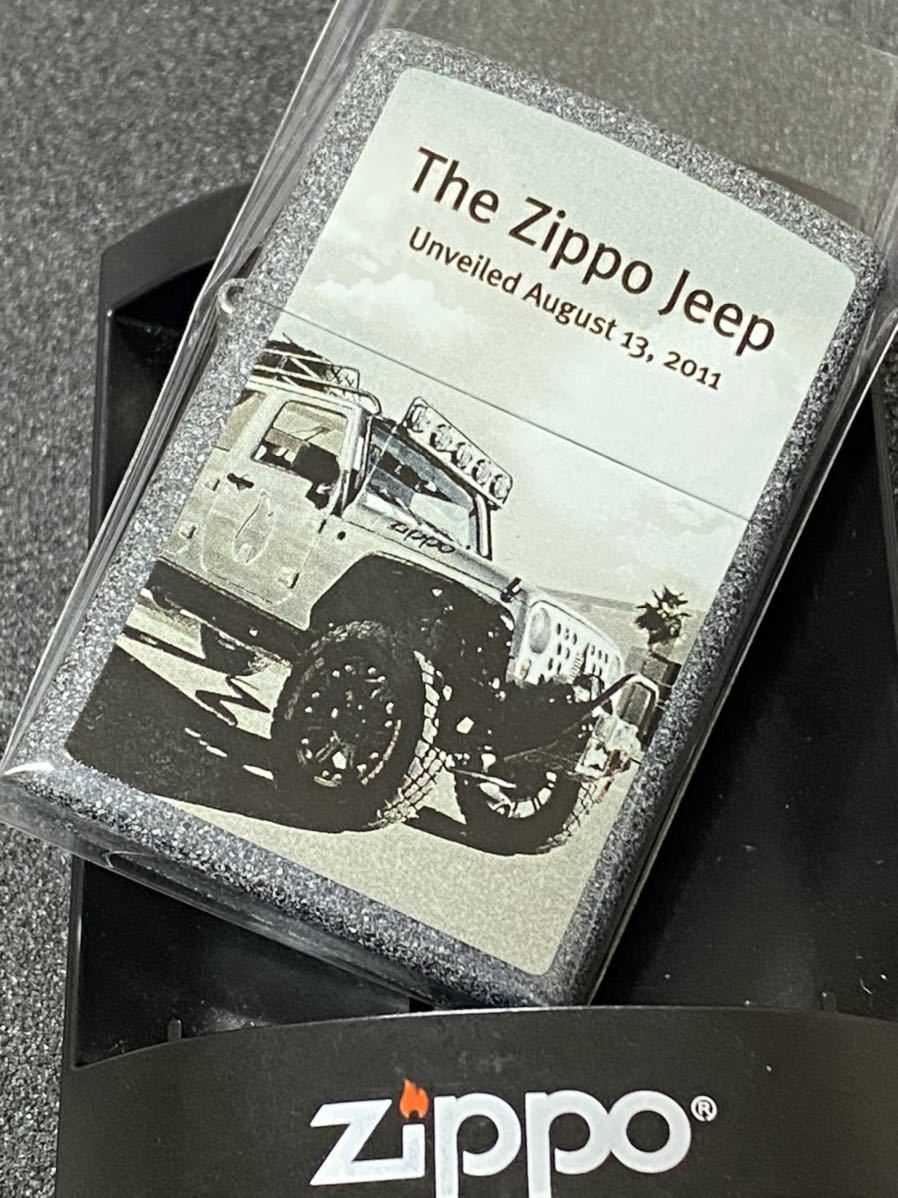 zippo Jeep 特殊加工 希少モデル 2015年製 シルバーインナー 2015年製拍卖