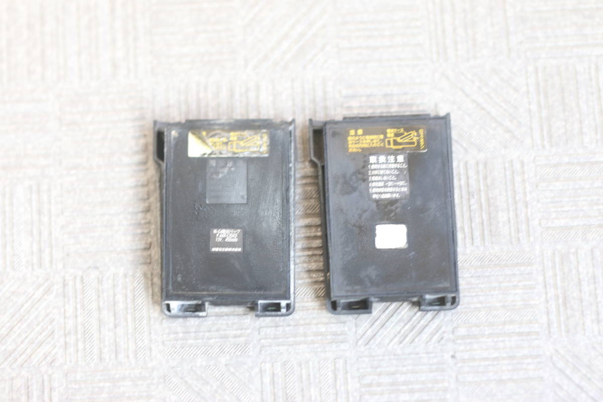 OKI 沖 無線機用バッテリー P-4AR-L25K3 UM1108T用 業務無線 2つセット ジャンク 現状拍卖