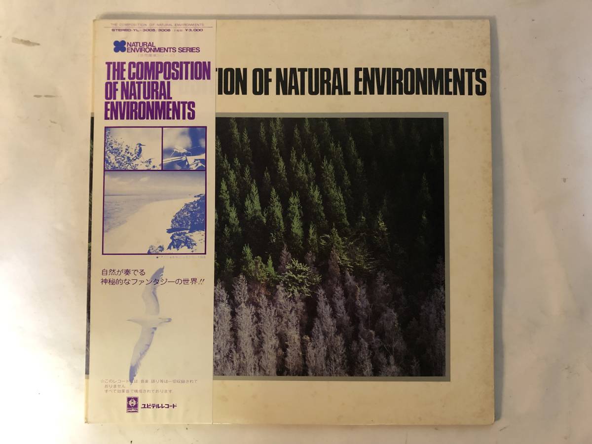 21022S 帯付12inch 2LP★THE COMPOSITION OF NATURAL ENVIRONMENTS★YL-3005~3006拍卖