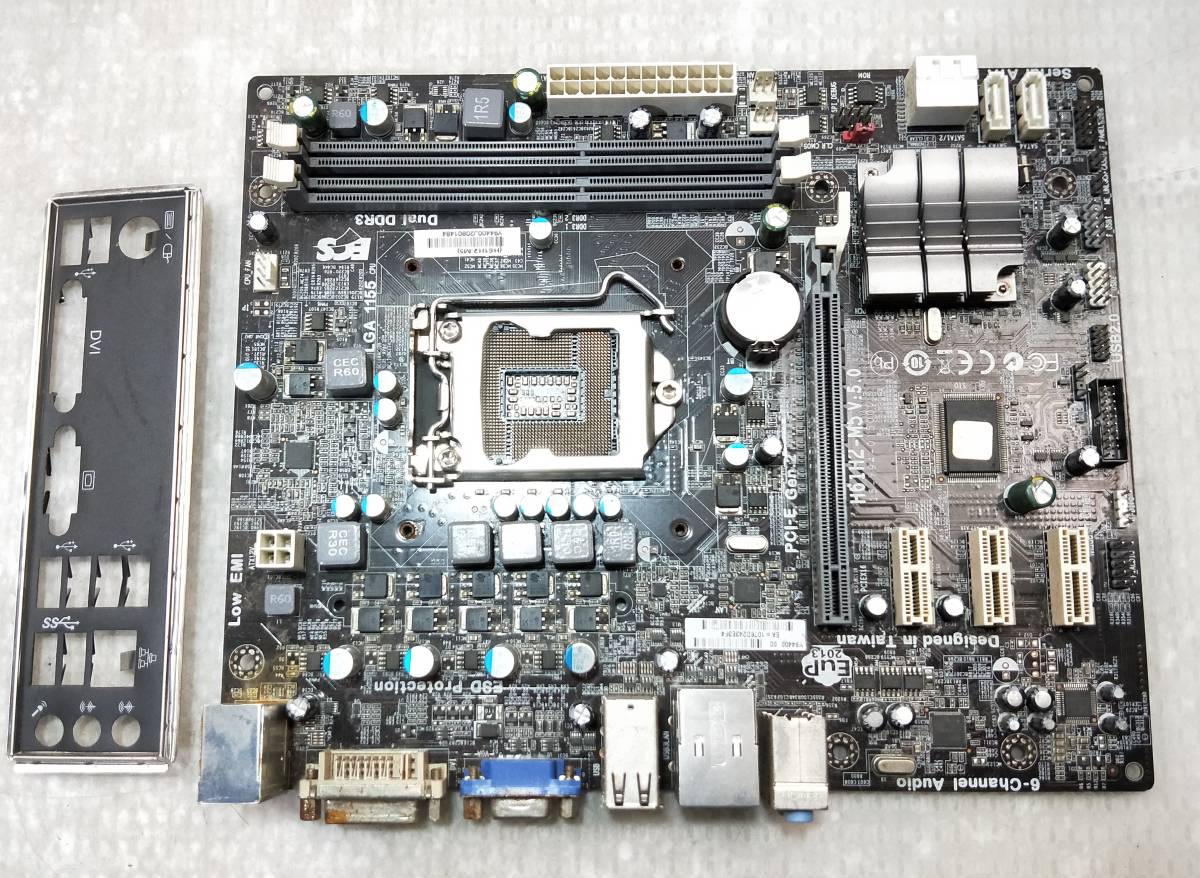 【中古パーツ】BIOS確認のみ、H61H2-M5 V:5.0 マザーボード LGA1155 ■MB1585拍卖