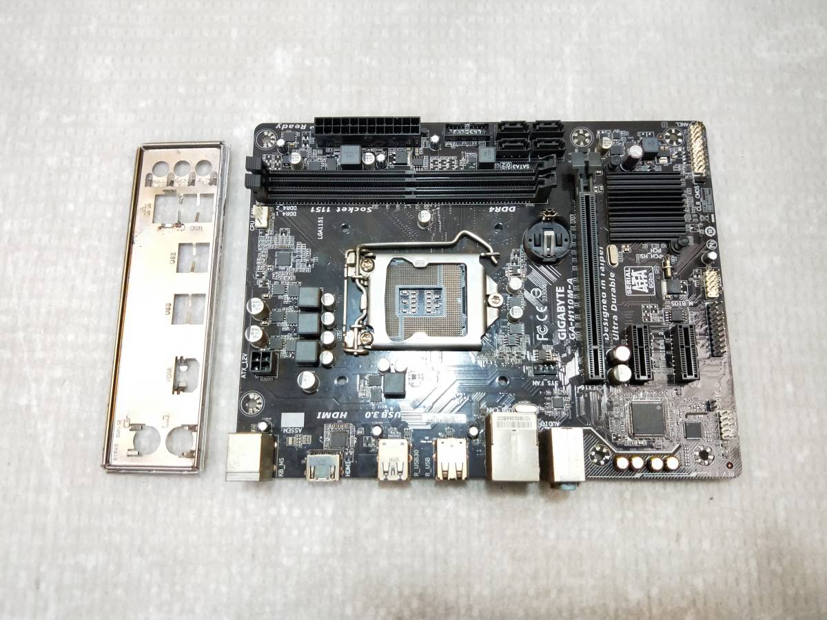 【中古パーツ】BIOS確認のみ、GIGABYTE GA-H110M-A マザーボード LGA1151 ■MB1501拍卖