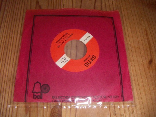 ●即決!EP:EDDIE POWERS SOMEBODY TOLD ME エディー・パワーズ拍卖