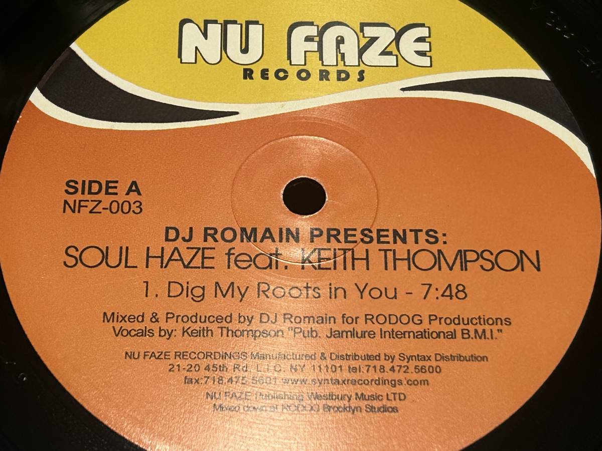 DJ Romain Presents Soul Haze Feat. Keith Thompson Dig My Roots In You / One More拍卖