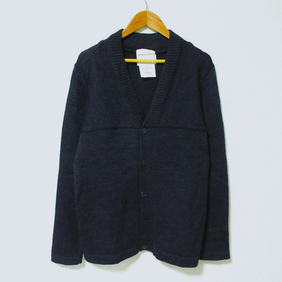 STEPHAN SCHNEIDER ステファンシュナイダー カーディガン 3 ウール チャコール拍卖