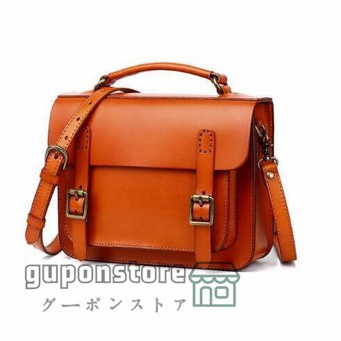 人気新作 ハンドメイド 革 本革 斜めがけ レザー 2wayヌメ革ショルダーバッグ 手作り拍卖